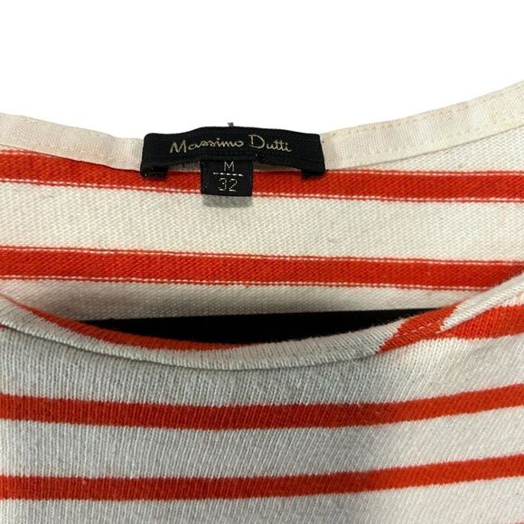 Revolve Massimo Dutti Anchor Print Striped Boatneck Sweater - Picture 5 of 7
